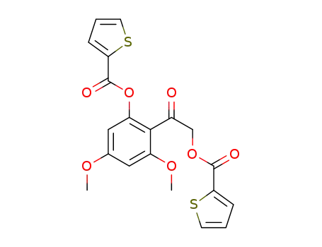3,5-dimethoxy-2-(2-((thiophene-2-carbonyl)oxy)acetyl)phenyl thiophene-2-carboxylate