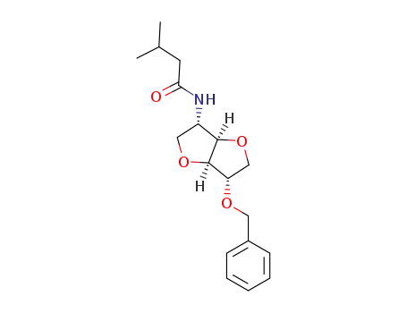 N-[(3S,3aR,6S,6aS)-6-(benzyloxy)hexahydrofuro[3,2-b]furan-3-yl]-3-methylbutanamide