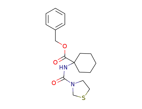 1-[[(3-thiazolidinylcarbonyl)]amino]cyclohexanecarboxylic acid benzyl ester