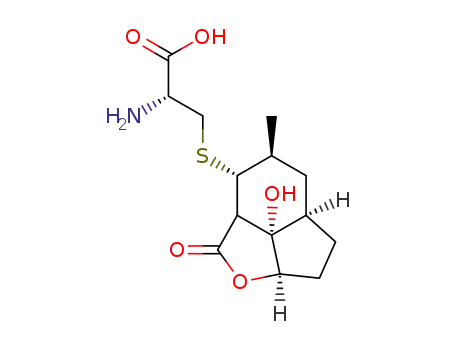 N-formyl-S-((7bS,3R,4S,5aR,7aR)-7b-hydroxy-4-methyl-2-oxodecahydroindeno[1,7-bc]furan-3-yl)cysteine