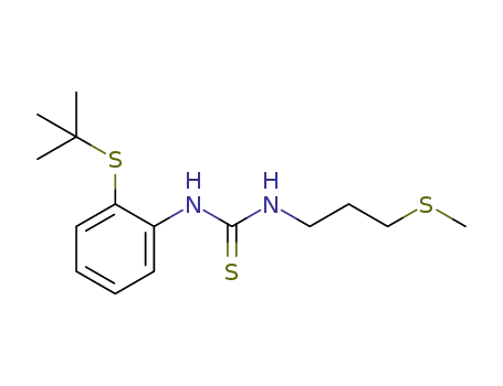 1-[2-(tert-butylthio)phenyl]-3-[3-(methylthio)propyl]-thiourea