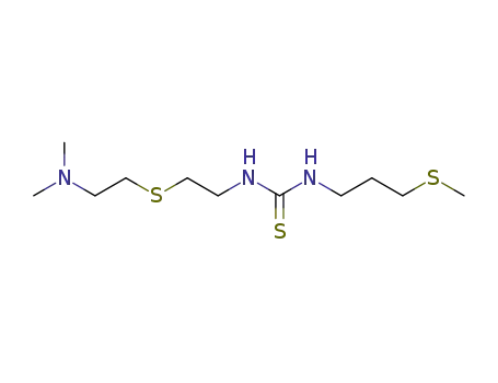1-[2-((2-(dimethylamino)ethyl)thio)ethyl]-3-[3-(methyl-thio)propyl]thiourea