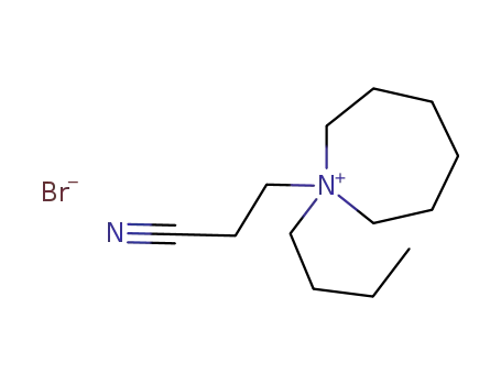 1-butyl-1-(2-cyano-ethyl)-azepanium bromide