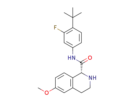 (R)-N-(4-(tert-butyl)-3-fluorophenyl)-6-methoxy-1,2,3,4-tetrahydroisoquinoline-1-carboxamide
