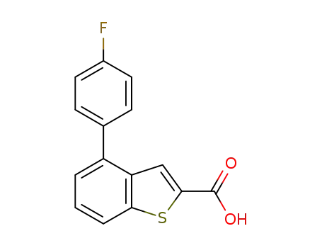 4-(4-fluorophenyl)benzo[b]thiophene-2-carboxylic acid