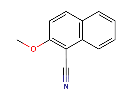 Molecular Structure of 16000-39-8 (2-Methoxy-1-naphthonitrile)