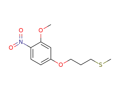 (3-(3-methoxy-4-nitrobenzeneoxy)propyl)(methyl)sulfane
