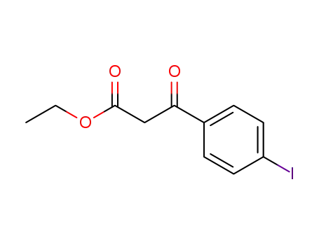 Molecular Structure of 63131-30-6 (ETHYL (4-IODOBENZOYL)ACETATE)