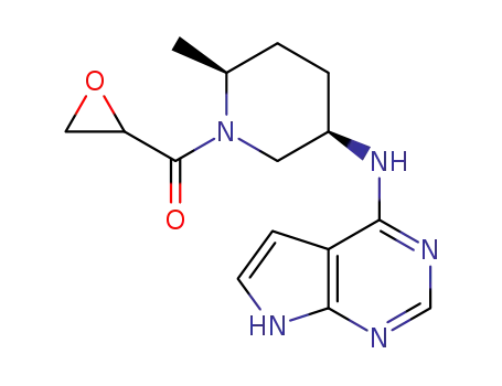 racemic-[(2S,5R)-2-methyl-5-(7H-pyrrolo[2,3-d]pyrimidin-4-ylamino)piperidin-1-yl](oxiran-2-yl)methanone