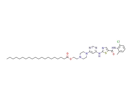 2-(4-(6-((5-((2-chloro-6-methylphenyl)carbamoyl)thiazol-2-yl)amino)pyrimidin-4-yl)piperazin-1-yl)ethyl icosanoate