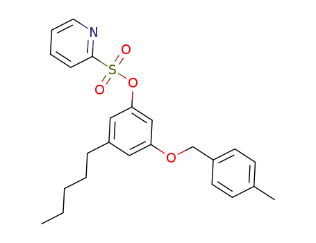 3-((4-Methylbenzyl)oxy)-5-pentylphenyl pyridine-2-sulfonate