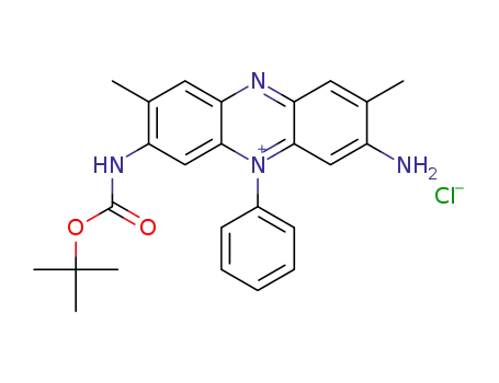 3-amino-7-(tert-butoxy carbonylamino)-2,8-dimethyl-5-phenylphenazin-5-ium chloride