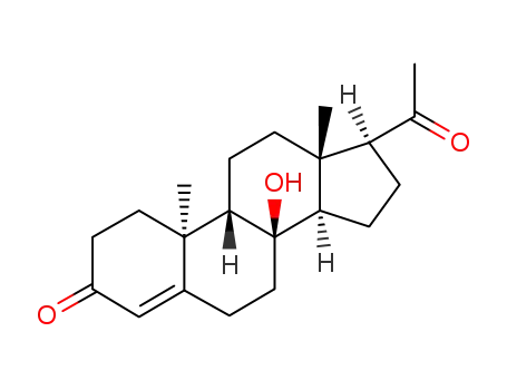 8-Hydroxy-9β.10α-pregnen-(4)-dion-(3.20)