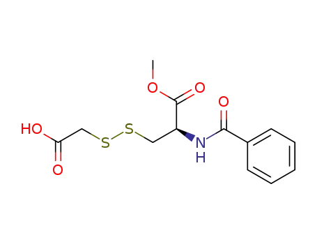 (R)-2-((2-benzamido-3-methoxy-3-oxopropyl)disulfanyl)acetic acid