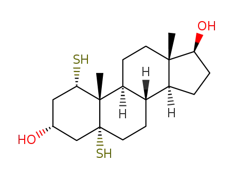 5a-Androstane-3a,17b-diol, 1a,5-dimercapto- (6CI,7CI,8CI)