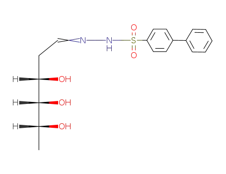 biphenyl-4-sulfonic acid-(D-ribo-2,6-dideoxy-hexitol-1-ylidenehydrazide)