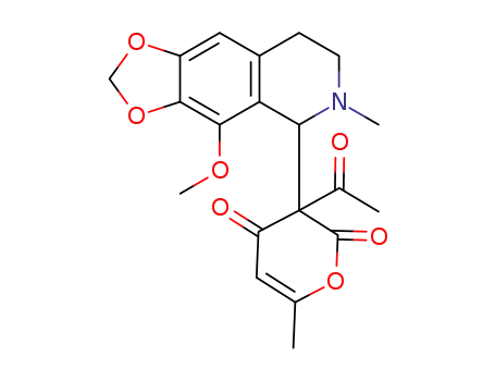 3-acetyl-3-(4-methoxy-6-methyl-5,6,7,8-tetrahydro[1,3]dioxolo[4,5-g]isoquinolin-5-yl)-6-methyl-2H-pyran-2,4(3H)-dione