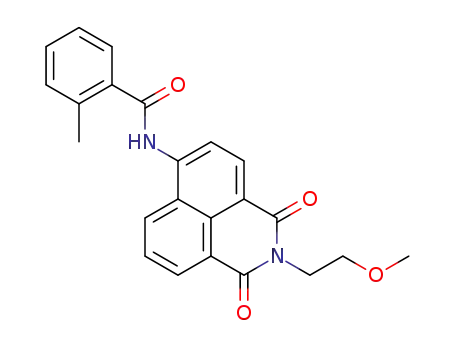 N-(2-(2-methoxyethyl)-1,3-dioxo-2,3-dihydro-1H-benzo[de]isoquinolin-6-yl)-2-methylbenzamide