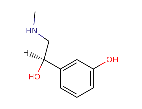 Molecular Structure of 59-42-7 (Phenylephrine)