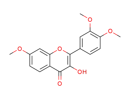 4H-1-Benzopyran-4-one,2-(3,4-dimethoxyphenyl)-3-hydroxy-7-methoxy- cas  58544-90-4