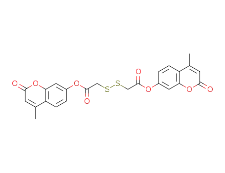 bis(4-methyl-2-oxo-2H-chromen-7-yl) 2,2'-disulfanediyldiacetate