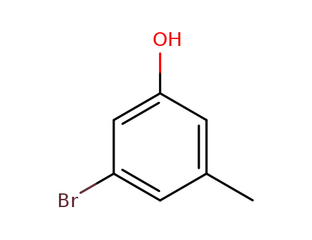 Molecular Structure of 74204-00-5 (3-Bromo-5-methylphenol)