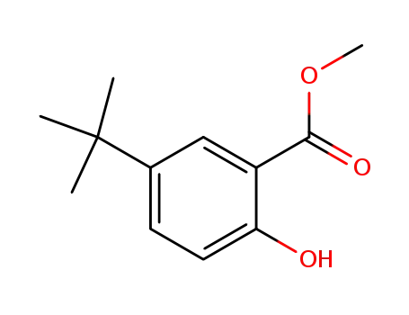Benzoic acid, 5-(1,1-dimethylethyl)-2-hydroxy-, methyl ester