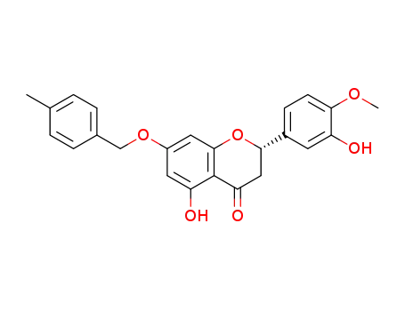 (S)-5-hydroxy-2-(3-hydroxy-4-methoxyphenyl)-7-[(4-methylbenzyl)oxy]chroman-4-one
