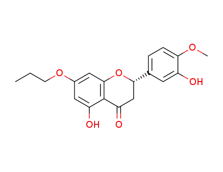 (S)-5-hydroxy-2-(3-hydroxy-4-methoxyphenyl)-7-propoxychroman-4-one