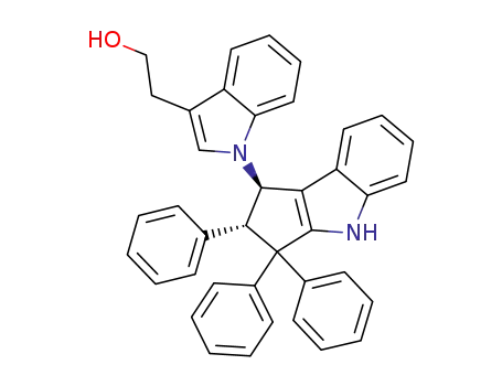 2-(1-(2,3,3-triphenyl-1,2,3,4-tetrahydrocyclopenta[b]indol-1-yl)-1H-indol-3-yl)ethanol