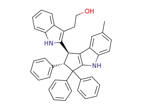 2-(2-(7-methyl-2,3,3-triphenyl-1,2,3,4-tetrahydrocyclopenta[b]indol-1-yl)-1H-indol-3-yl)ethanol