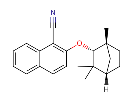 2-(((1R,2R,4S)-1,3,3-trimethylbicyclo[2.2.1]heptan-2-yl)oxy)-1-naphthonitrile