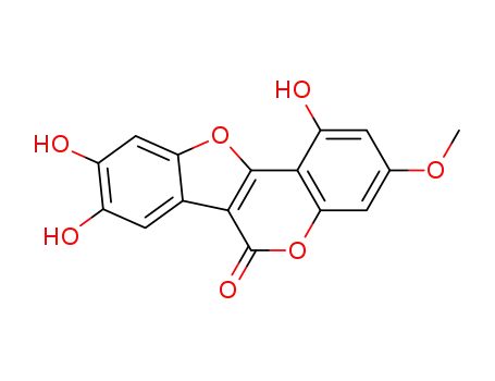 7-Methoxy-5,11,12-trihydroxycoumestan