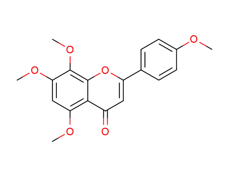 Molecular Structure of 6601-66-7 (5,7,8,4''-TETRAMETHOXYFLAVONE)