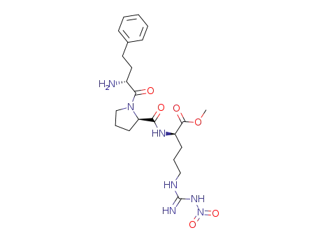 methyl N2-(((R)-2-amino-4-phenylbutanoyl)-D-prolyl)-Nω-nitro-D-argininate