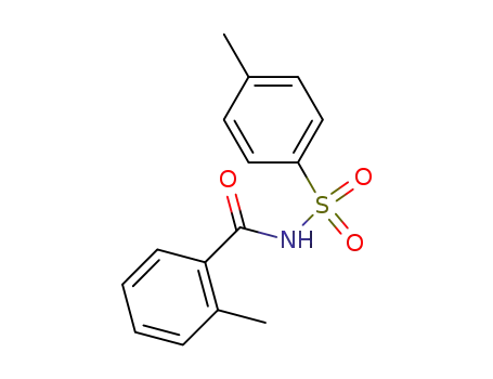 Molecular Structure of 146448-53-5 (4-METHYL-N-(2-METHYL-BENZOYL)-BENZENESULFONAMIDE)