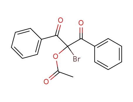 2-acetoxy-2-bromo-1,3-diphenyl-propane-1,3-dione