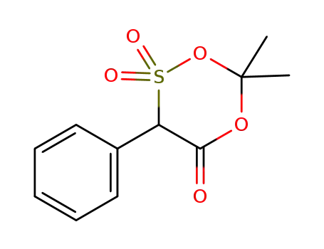6,6-dimethyl-3-phenyl-1,5,2-dioxathiane-4-one-2,2-dioxide