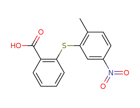 2-(2-methyl-5-nitro-phenylsulfanyl)benzoic acid