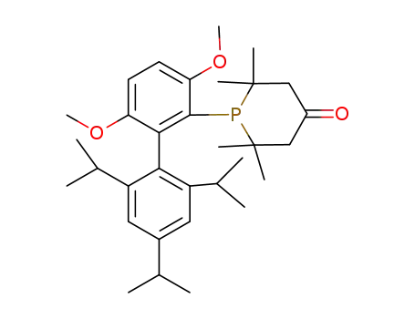 2,2,6,6-tetramethyl-1-(2′,4′,6′-triisopropyl-3,6-dimethoxybiphenyl-2-yl)phosphinan-4-one