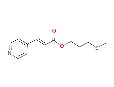 (E)-3-(methylthio)propyl 3-(pyridin-4-yl)acrylate