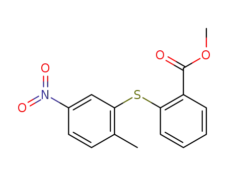 2'-carbomethoxy-2-methyl-5-nitro-diphenyl sulfide