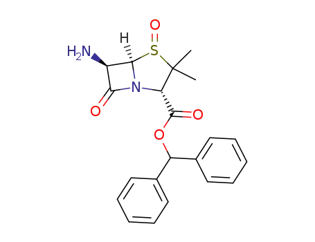 diphenylmethyl (2S,5R,6R)-6-amino-3,3-dimethyl-7-oxo-4-thia-1-azabicyclo[3.2.0]heptane-2-carboxylate 4-oxide