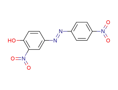 Molecular Structure of 88210-30-4 (Phenol, 2-nitro-4-[(4-nitrophenyl)azo]-)