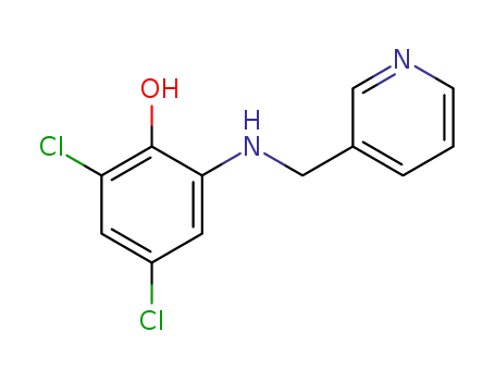 2,4-dichloro-6-(pyridine-3-methylamino)phenol
