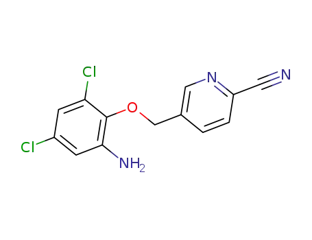 5-((2-amino-4,6-dichlorophenyl)methyl)-2-cyanopyridine