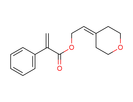 2-(tetrahydro-4H-pyran-4-ylidene)ethyl 2-phenylacrylate