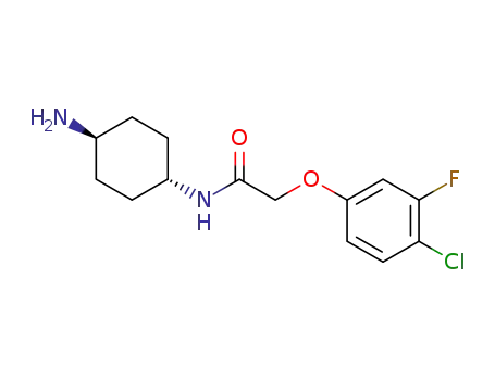 trans-N-(4-aminocyclohexyl)-2-(4-chloro-3-fluorophenoxy)acetamide