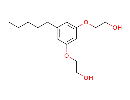 2,2'-((5-pentyl-1,3-phenylene)bis(oxy))bis(ethan-1-ol)