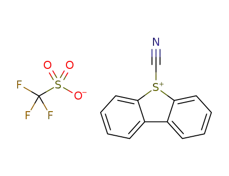 5-(cyano)dibenzothiophenium triflate